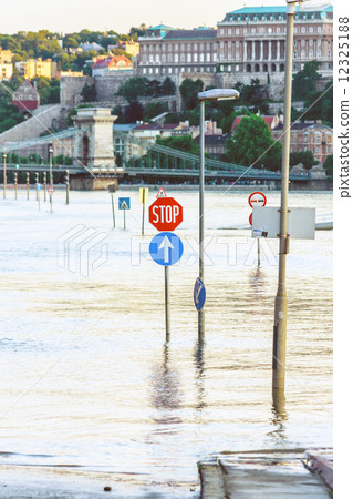 Flooded terrain in Europe 12325188