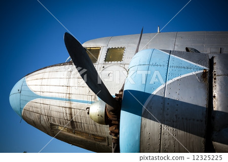 Old vintage jet engine 12325225