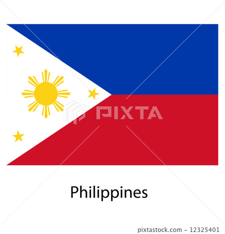 Flag of the country philippines. Vector illustration. Flag of the country philippines. Vector illustration. 12325401