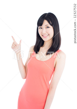 Female pointing 12327532