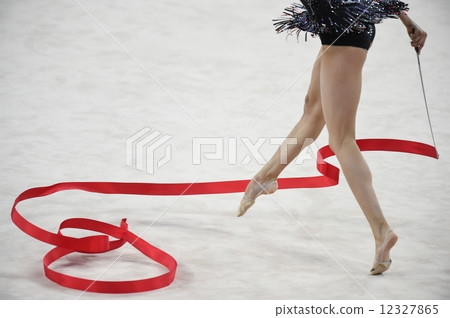 Rhythmic gymnastics ribbon 12327865