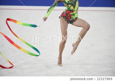 Rhythmic gymnastics ribbon 12327869