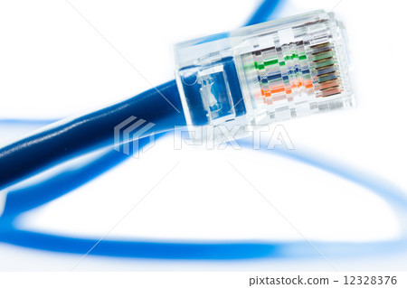 Blue Ethernet Line Blue Ethernet Line 12328376
