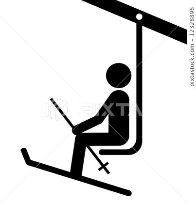 滑雪纜車 12328898