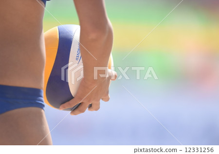 Beach volleyball ball 12331256