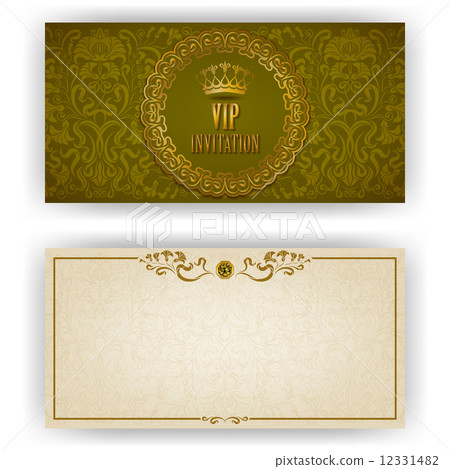 Elegant template for vip luxury invitation 12331482