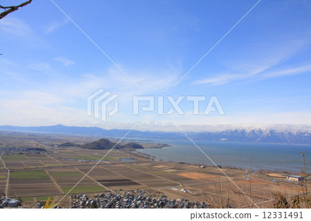 琵琶湖在冬天 琵琶湖在冬天 12331491