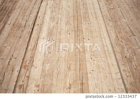 Old brown wooden floor perspective. Background photo texture Old brown wooden floor perspective. Background photo texture 12333437