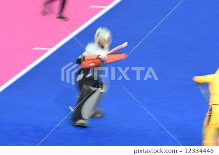 曲棍球的守門員 12334446