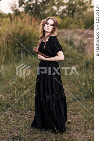 Woman with snake Woman with snake 12335137