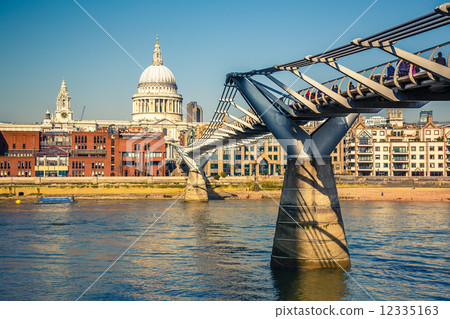 Millennium bridge in London Millennium bridge in London 12335163