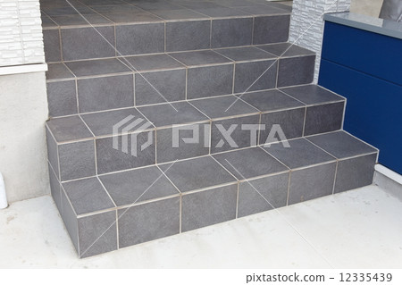 Stair construction (completion) under construction Image Yes 12335440 12335439