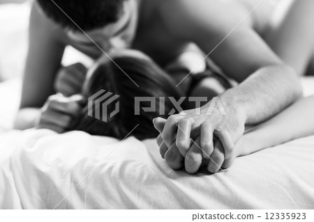 young lovers kiss 12335923