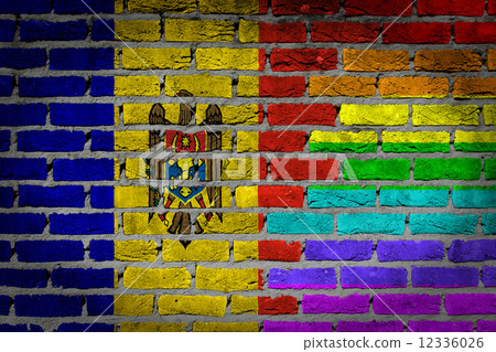 Dark brick wall - LGBT rights - Moldova Dark brick wall - LGBT rights - Moldova 12336026
