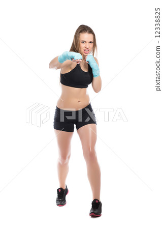 Young sporty woman 12338825