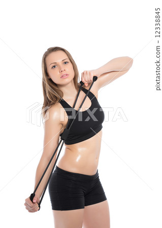 Portrait of pretty woman Portrait of pretty woman 12338845