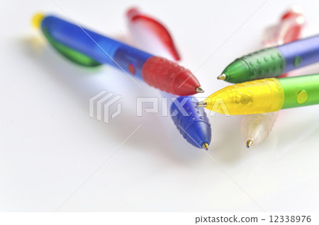 coloured ball pens 12338976