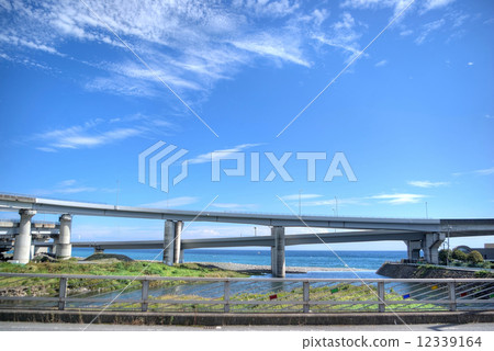 小田原市早川風景在河口白天 12339164