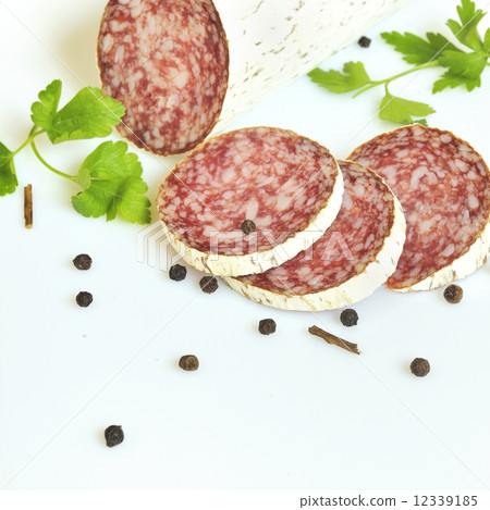 salami slices salami slices 12339185