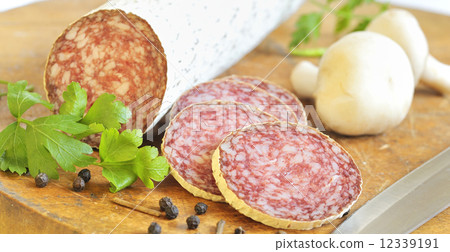 salami slices 12339191