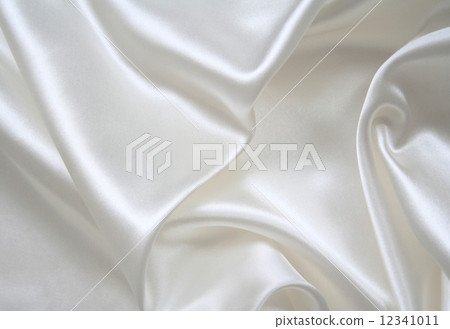 Smooth elegant white silk as background Smooth elegant white silk as background 12341011