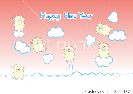 Sheep corps - background pink Sheep corps - background pink 12341477