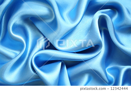 Smooth elegant blue silk as background Smooth elegant blue silk as background 12342444