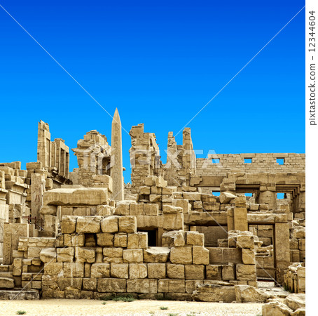 Obelisk of Queen Hapshetsut in Karnak, Egypt 12344604