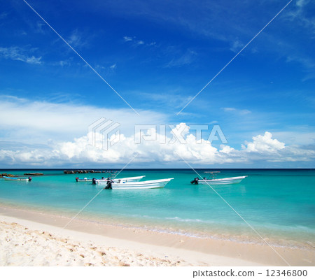 beach and tropical sea 12346800