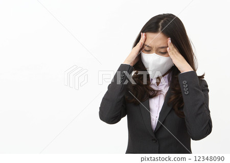 一個冷酷的亞洲商界女強人 12348090