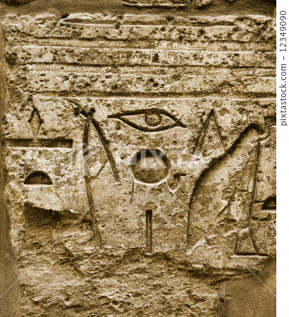 Hieroglyphic of pharaoh civilization in Karnak Hieroglyphic of pharaoh civilization in Karnak 12349090