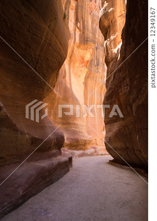 Al-Siq in Petra, Jordan 12349167