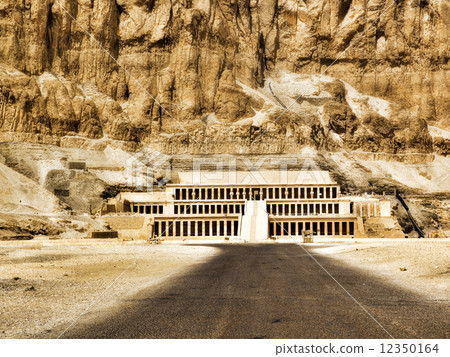 The temple of Hatshepsut near Luxor in Egypt The temple of Hatshepsut near Luxor in Egypt 12350164