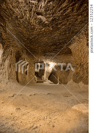cave city in Cappadocia Turkey cave city in Cappadocia Turkey 12352254