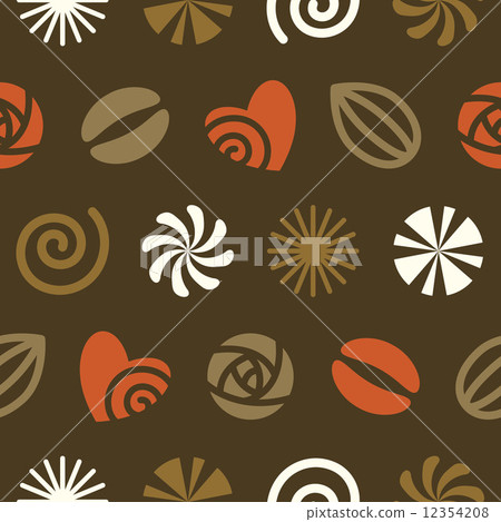 Seamless Pattern Chocolate 12354208
