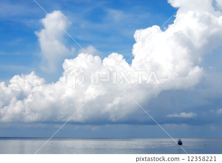cloudy sky and the sea cloudy sky and the sea 12358221