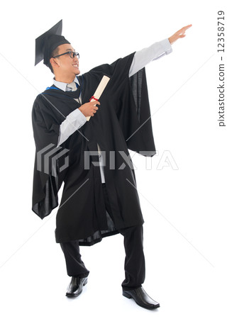 Southeast Asian college student 12358719