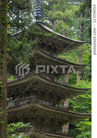 Haguroyama five-storied pagoda 12359454