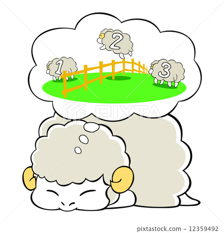 One sheep (with horn) 12359492