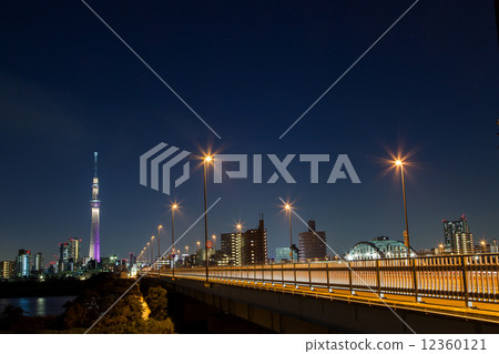 Yotsugi Bridge and Tokyo Sky Tree 12360121