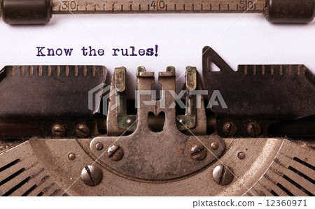 Vintage inscription made by old typewriter Vintage inscription made by old typewriter 12360971