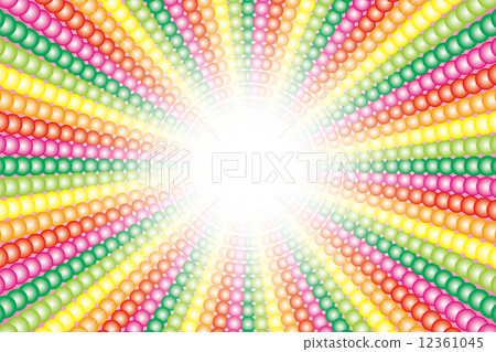 Background wallpaper material (many rainbow-colored small spheres, rainbow, seven colors) Background wallpaper material (many rainbow-colored small spheres, rainbow, seven colors) 12361045