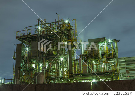 工廠夜景京濱工業區 12361537