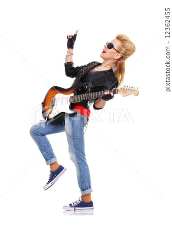 happy rocker girl 12362455