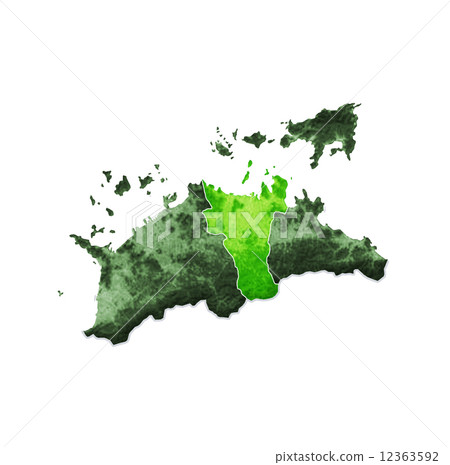 Kagawa Prefecture and Takamatsu City Map 12363592