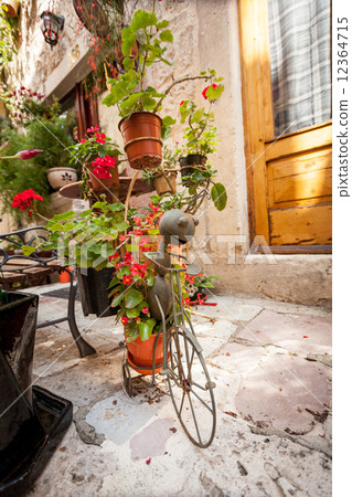 decorative stand for flower pots on street decorative stand for flower pots on street 12364715