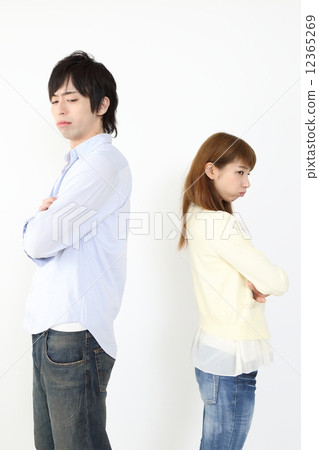 A couple in a fight A couple in a fight 12365269