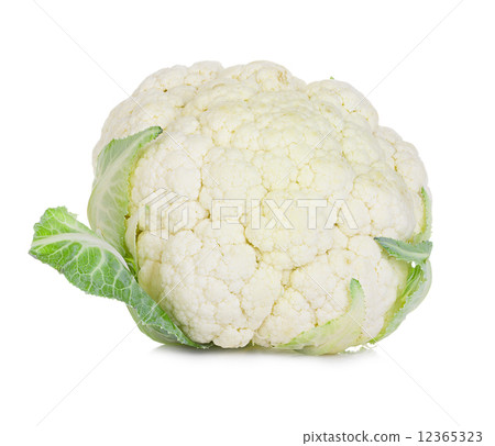 Cauliflower isolated on white background Cauliflower isolated on white background 12365323