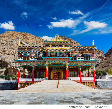 Buddhist monastery in Kaza, Spiti Valley 12365558