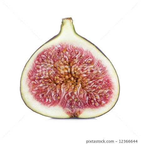 Half figs isolated on white background Half figs isolated on white background 12366644